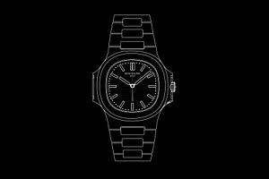 Patek Philippe Nautilus Watch Vector