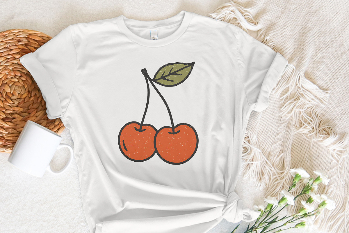 Trendy Cherry Retro Aesthetic, an Illustration by SharpMarketplace (Photo 7 of 9)