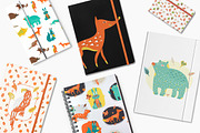 Cute Forest Animals Clipart, an Animal Illustration by PicByKate (Thumbnail 4 of 8)