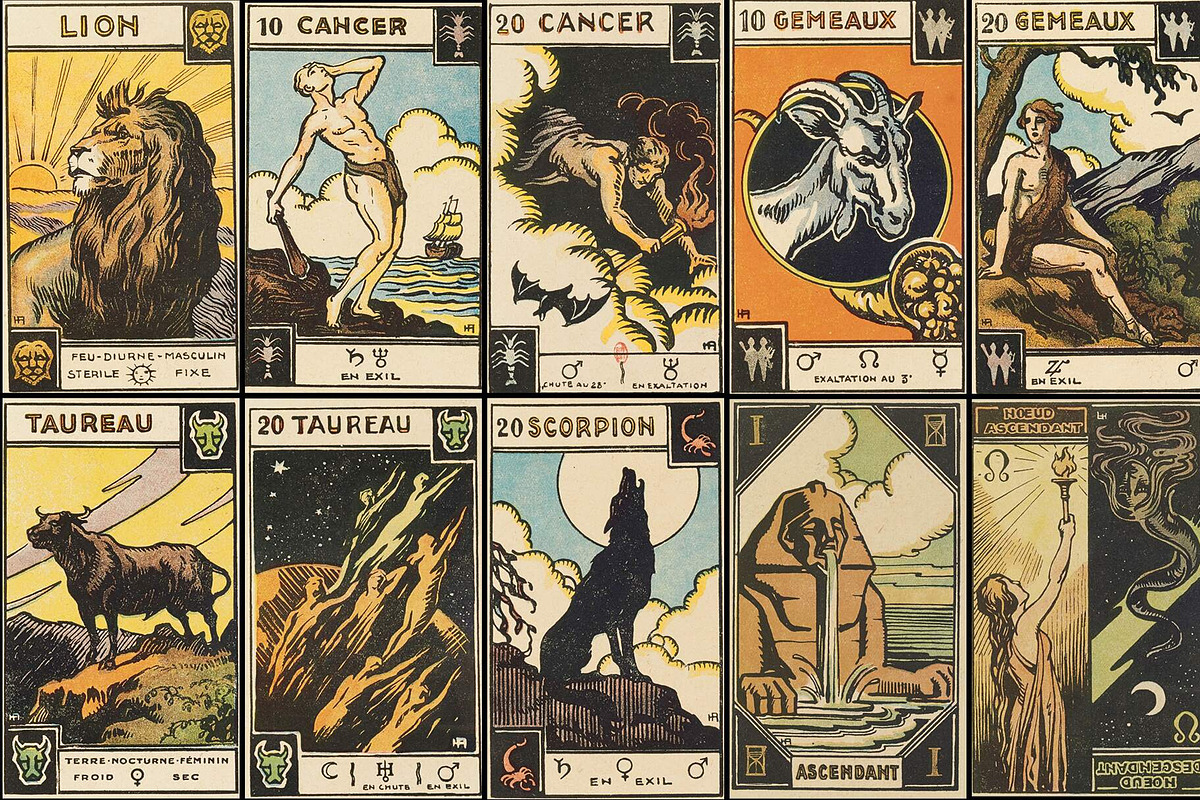 Vintage Tarot Card Illustrations, an Animal Illustration by Dene Studios (Photo 3 of 7)