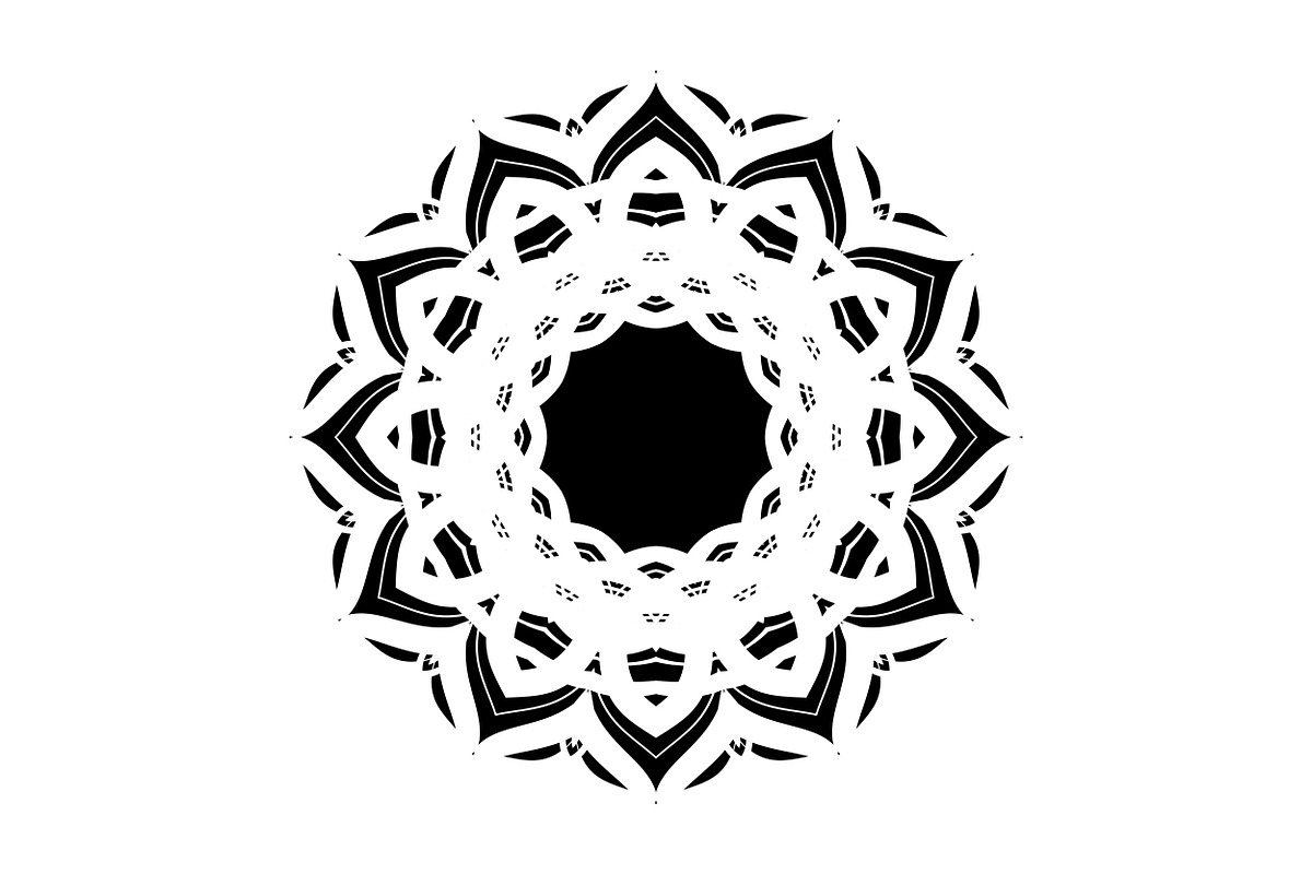 Elegant Mandala Line Art Collection, a Decorative Illustration by NJ Himel (Photo 86 of 101)