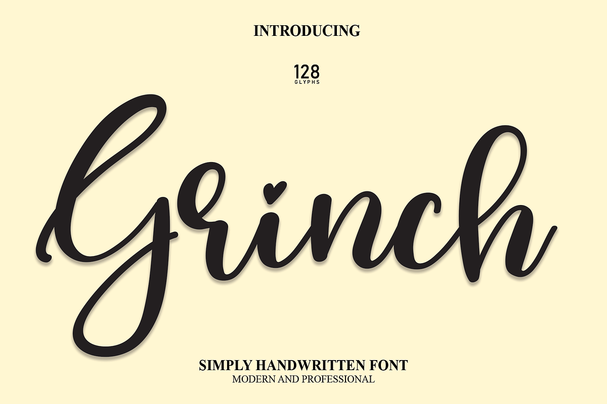 Grinch | Script Font, a Script Font by Scratchones (Photo 1 of 8)