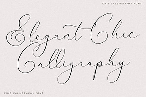 Senorytta Chic Calligraphy Font