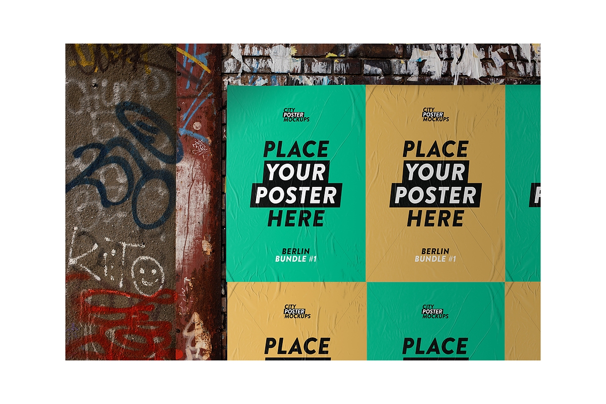 City Poster Mockup Bundle #1, a Print Template by City Poster Mockups (Photo 4 of 19)