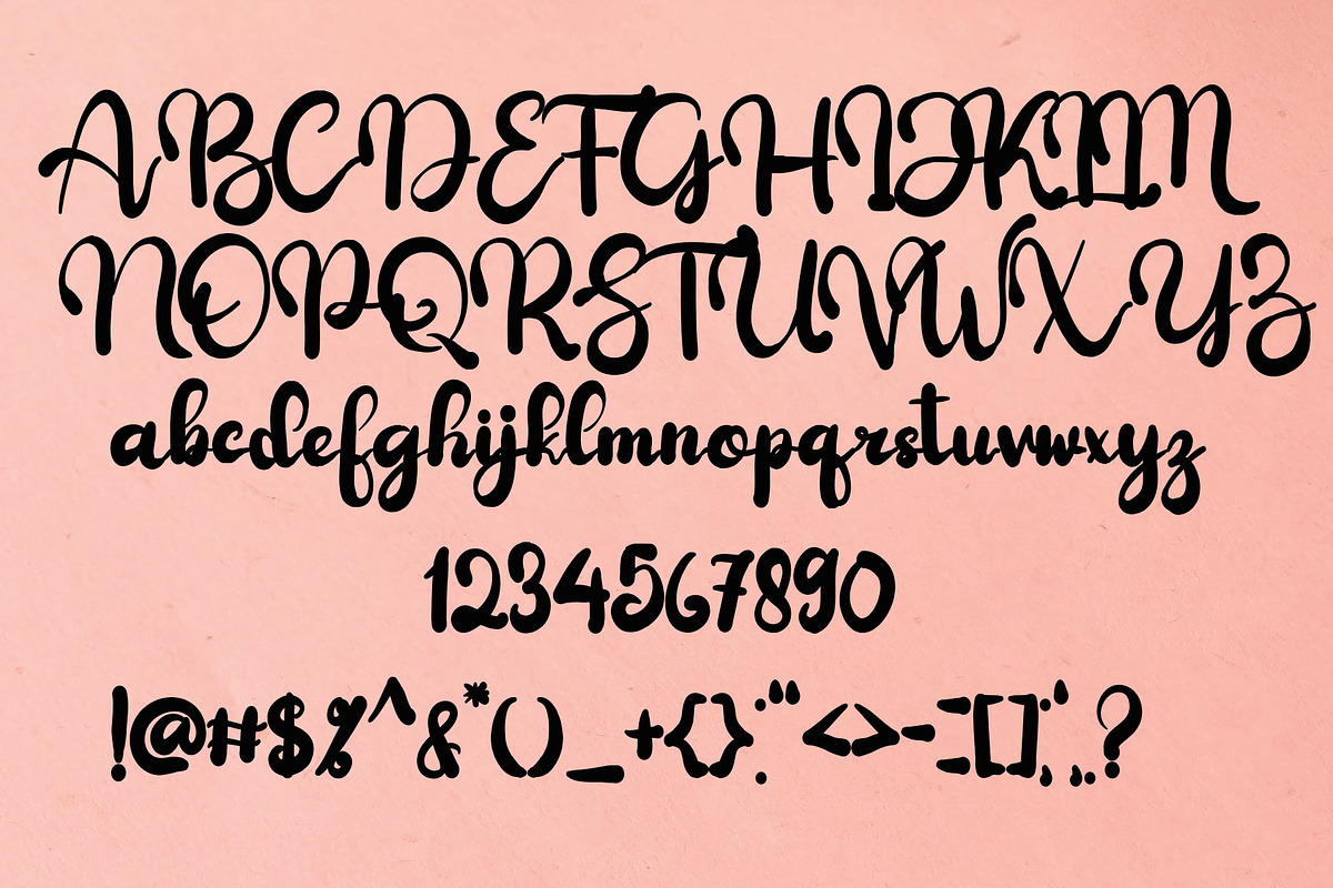 Bunga, a Script Font by Canden Meutuah (Photo 6 of 8)