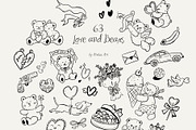Hand-Drawn Love Doodles, an Object Graphic by AleksaArt (Thumbnail 5 of 15)