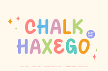 Chalk Haxego - Kids Font