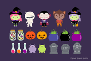 Cute Little Halloween, an Object Graphic by PixelPaperPrints (Thumbnail 2 of 10)
