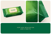 Wet Wipes Pack Mockup Set, a Packaging Mockup by Country4k (Thumbnail 3 of 4)