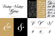 Flourish Typeface, a Script Font by Liviu (Thumbnail 7 of 8)