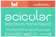 Simple font, a Font by weknow (Thumbnail 3 of 5)