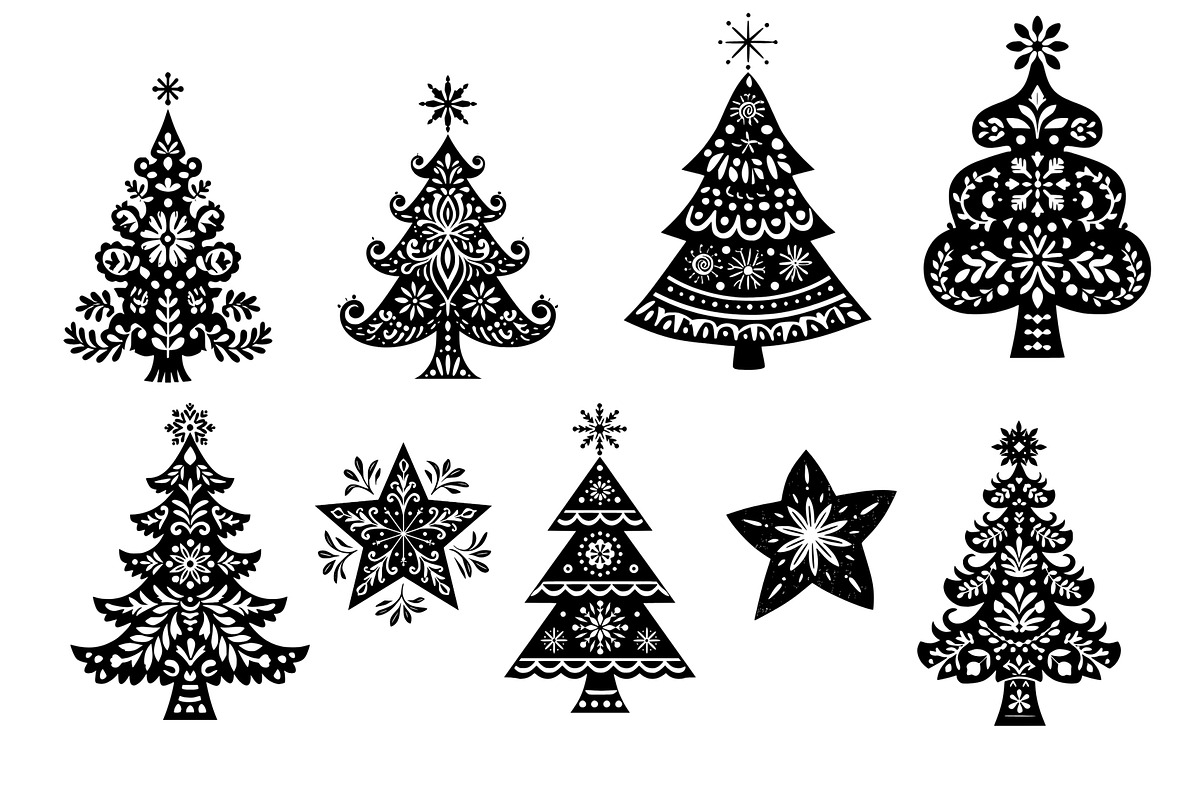 Nordic Folk Christmas 400 Clip Art, an Object Graphic by Pattern Whimsy (Photo 4 of 7)