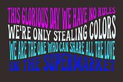 CHOUZ - A Psychedelian Font, a Sans Serif Font by Brainware Graphic (Thumbnail 4 of 5)