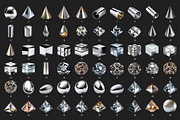 Geometrica: 3D Geometric Shapes, an Object Graphic by RDShop (Thumbnail 8 of 9)