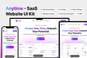 Anytime - SaaS Website UI Kit, a Marketing Template by orenjidesign (Thumbnail 1 of 6)