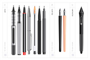 Vector Pens & Pencils, an Object Graphic by Side Project (Thumbnail 6 of 8)