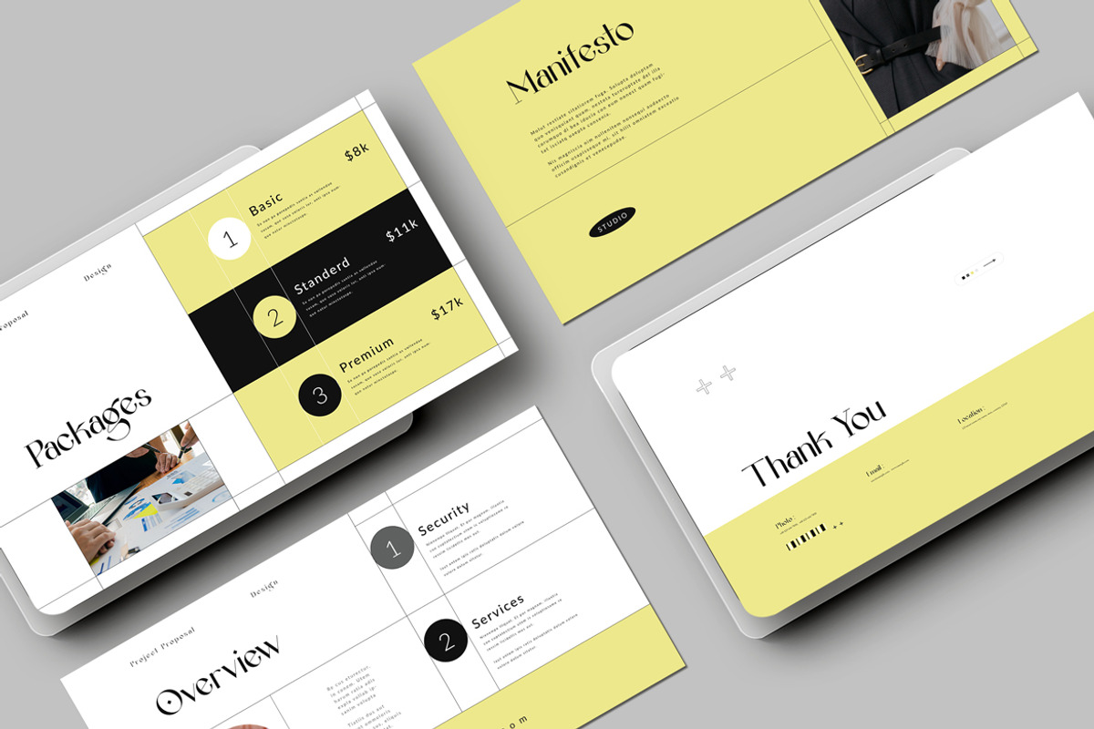 Brand Proposal Keynote Template, a Presentation Template by White Graphic (Photo 9 of 9)