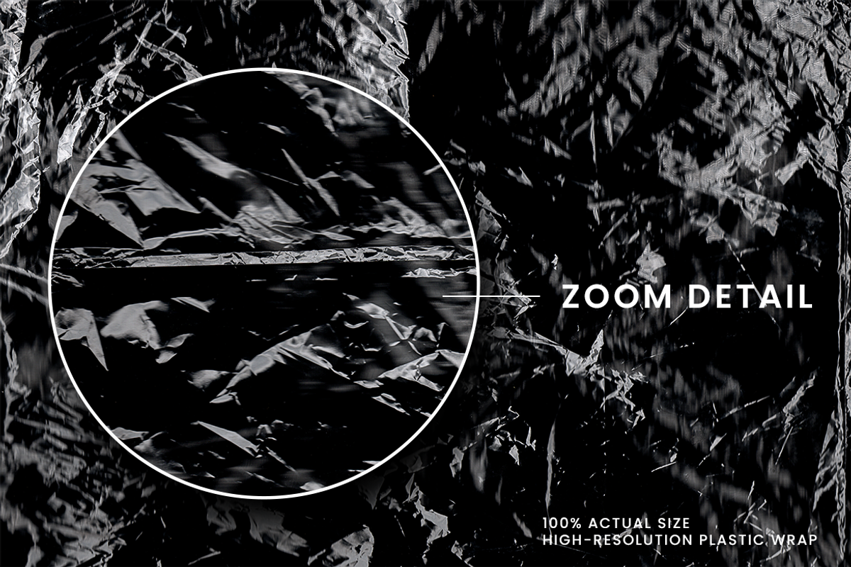 Crumpled Plastic Overlay Collection, a Texture Graphic by Ary_ngeblur (Photo 2 of 5)