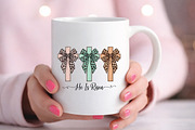 He is Risen, Easter Crosses with Bow, an Illustration by Black Bird Studio (Thumbnail 2 of 3)