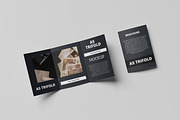 A5 Trifold Brochure Mockup, a Print Template by AKMAL STUDIO (Thumbnail 9 of 10)