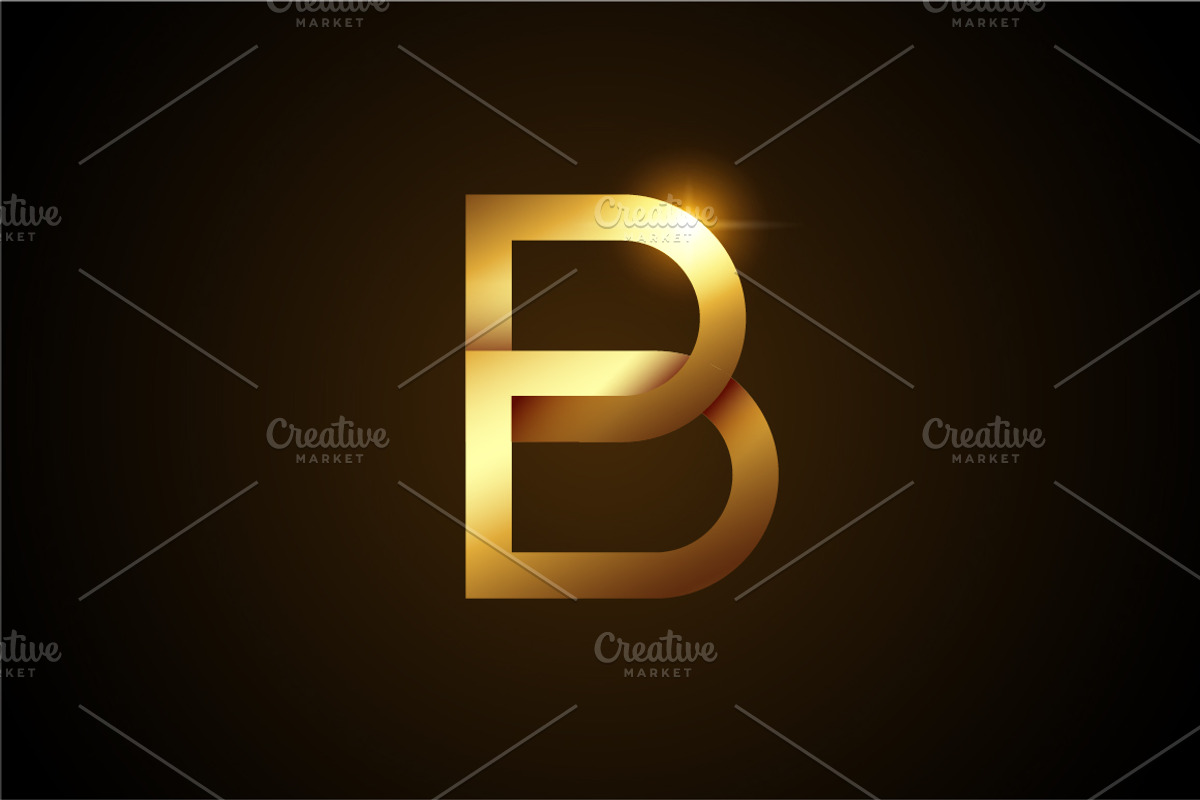 Golden B Logotype, a Branding & Logo Template by Luis Muniz (Photo 1 of 2)
