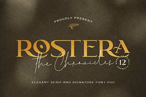 Rostera The Chronicles Font Duo