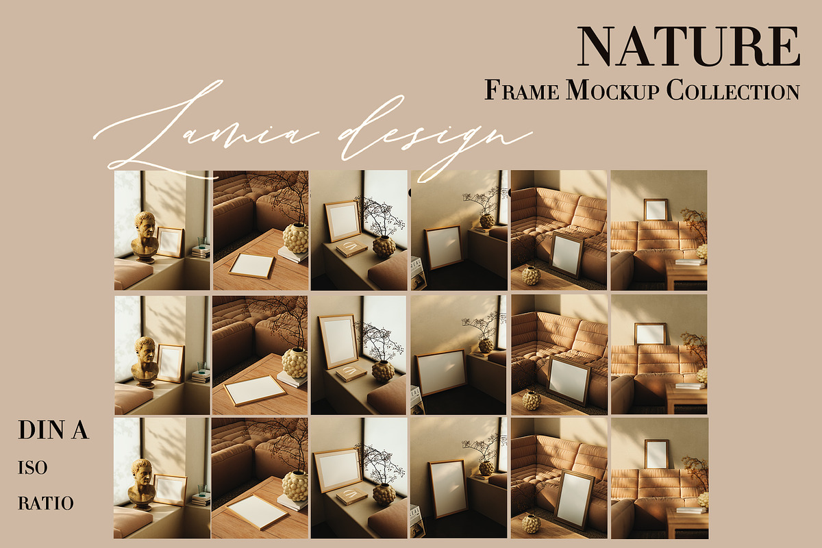 Caramel Sofa Interior Mockup PSD, a Household Mockup by LAMIA DESIGN (Photo 11 of 12)