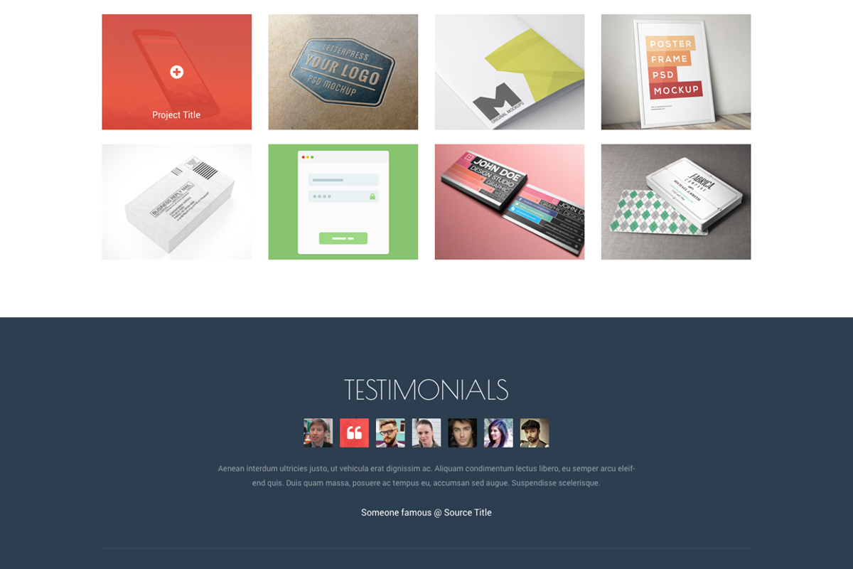 Liberty - One Page HTML Template, a Landing Page Template by YoArts (Photo 4 of 5)