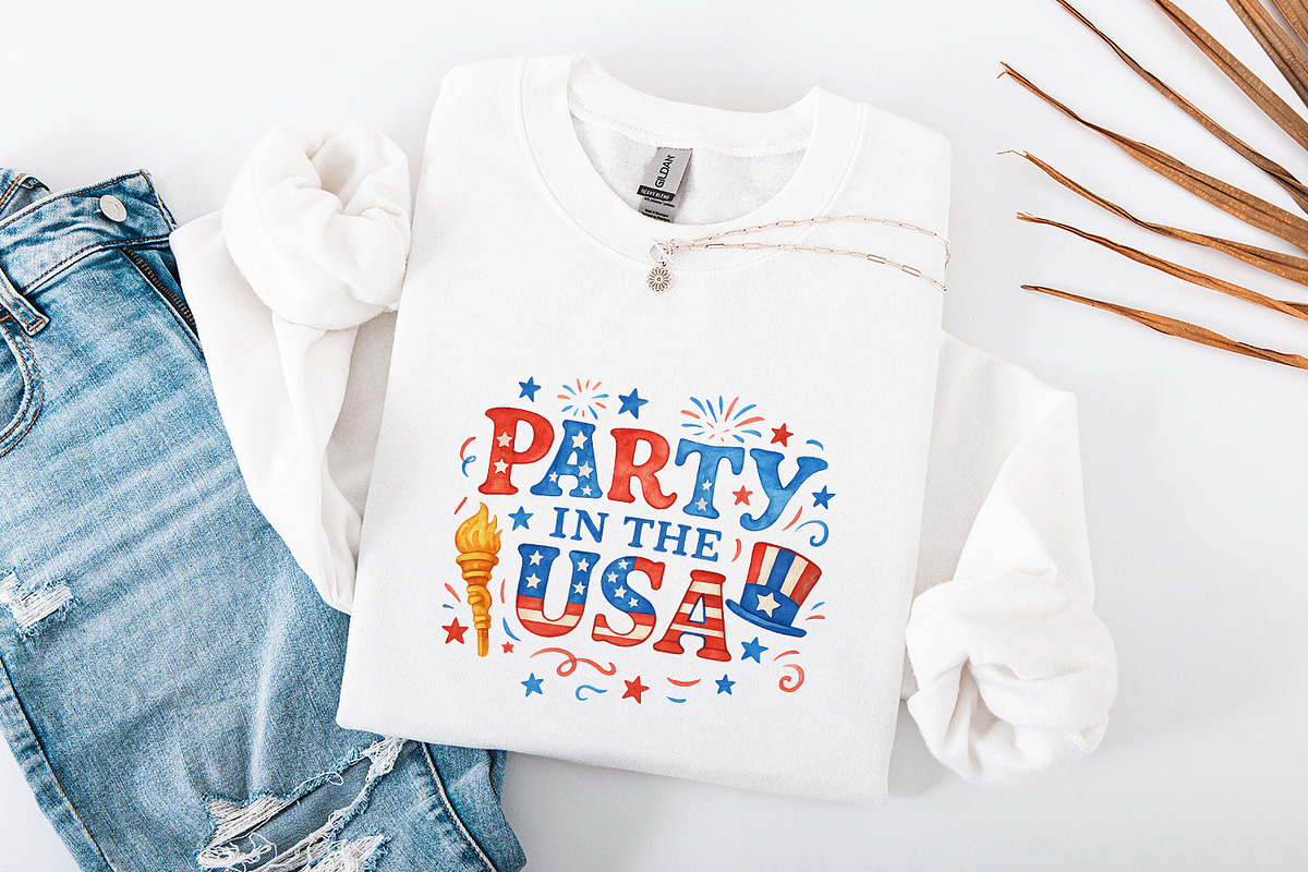 Retro 4th of July Sublimation, an Illustration by SharpMarketplace (Photo 4 of 9)