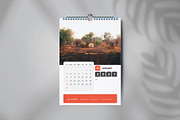 Wall calendar design template, a Stationery Template by Tanmoy Topu (Thumbnail 4 of 4)