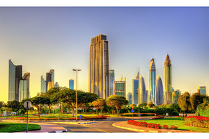 View of skyscrapers in Downtown Dubai - UAE, an Architecture Photo by Leonid Andronov