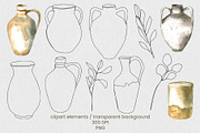 Artisan Pottery Ceramics Collection, an Object Illustration by foxsong (Thumbnail 5 of 13)