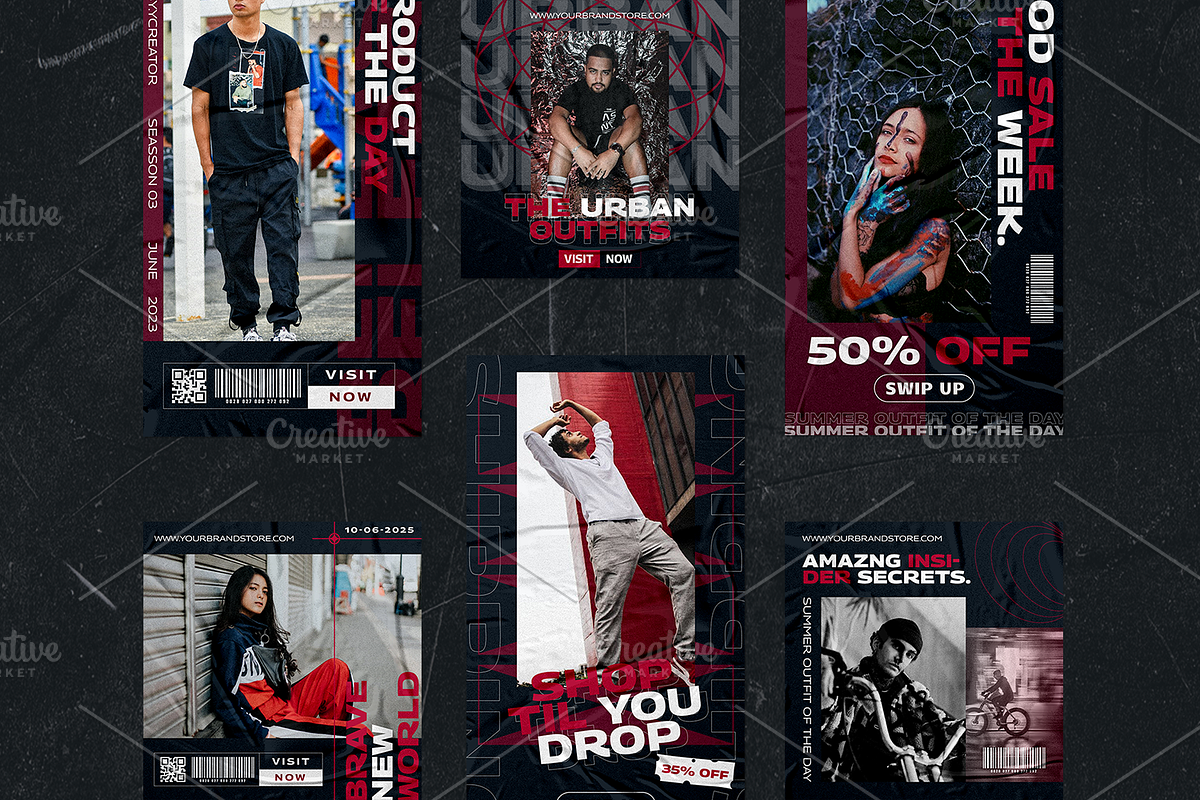Hype Instagram Template - Hybezt, a Social Media Template by Gibcreat (Photo 2 of 4)