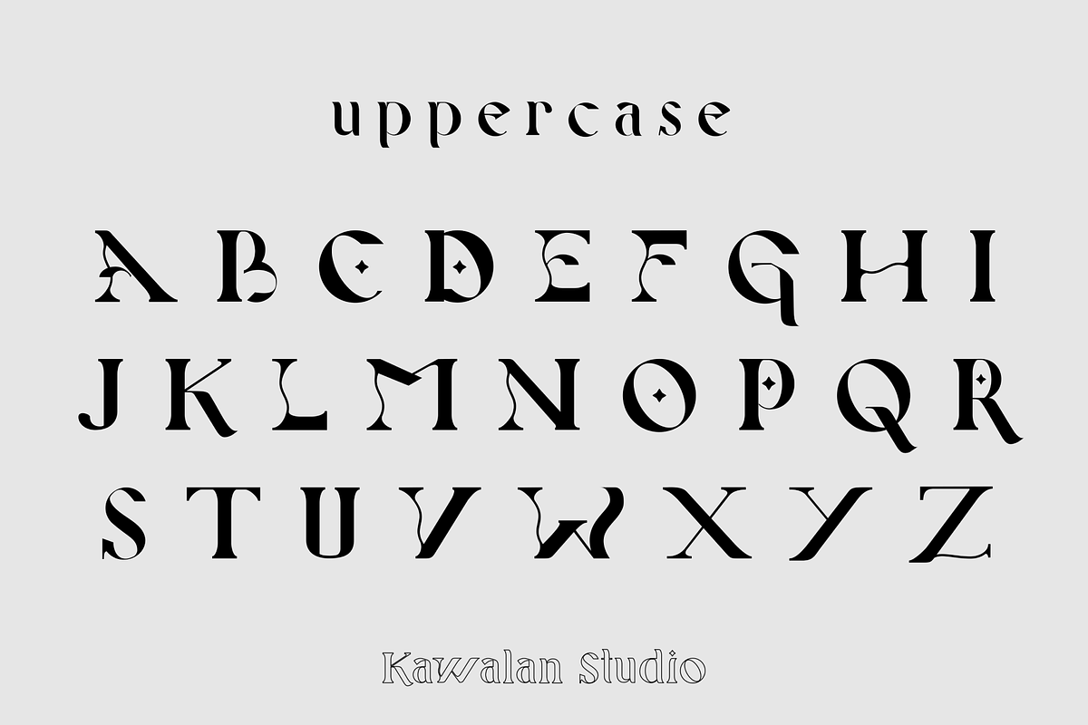 Gerhana Bulan, a Font by Kawalan Studio (Photo 8 of 8)