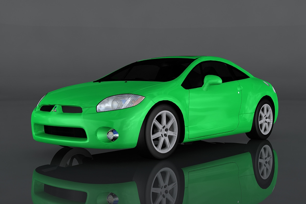 Mitsubishi Eclipse GT, a Cars & Vehicle 3D Model by valtriiu (Photo 1 of 12)