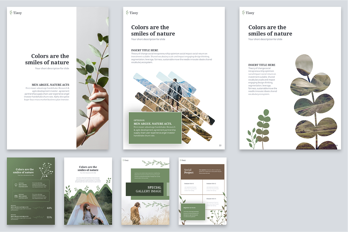 Tiasy Powerpoint Template (US - A4), a Presentation Template by Reshapely (Photo 6 of 6)