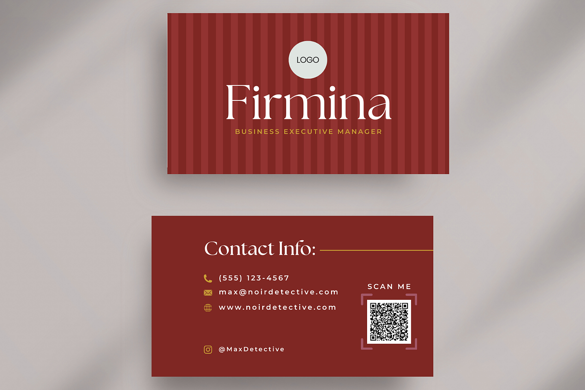Elegant Business Card Template, a Business Card Template by Elegant_Studio44 (Photo 4 of 5)