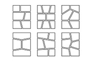Comic Book Panel Templates, a Background Graphic by Elena Pimukova (Thumbnail 1 of 7)