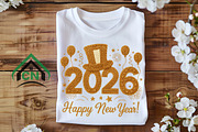 Faux Yarn Happy New Year 2026 PNG, an Illustration by Craft Nest (Thumbnail 6 of 7)