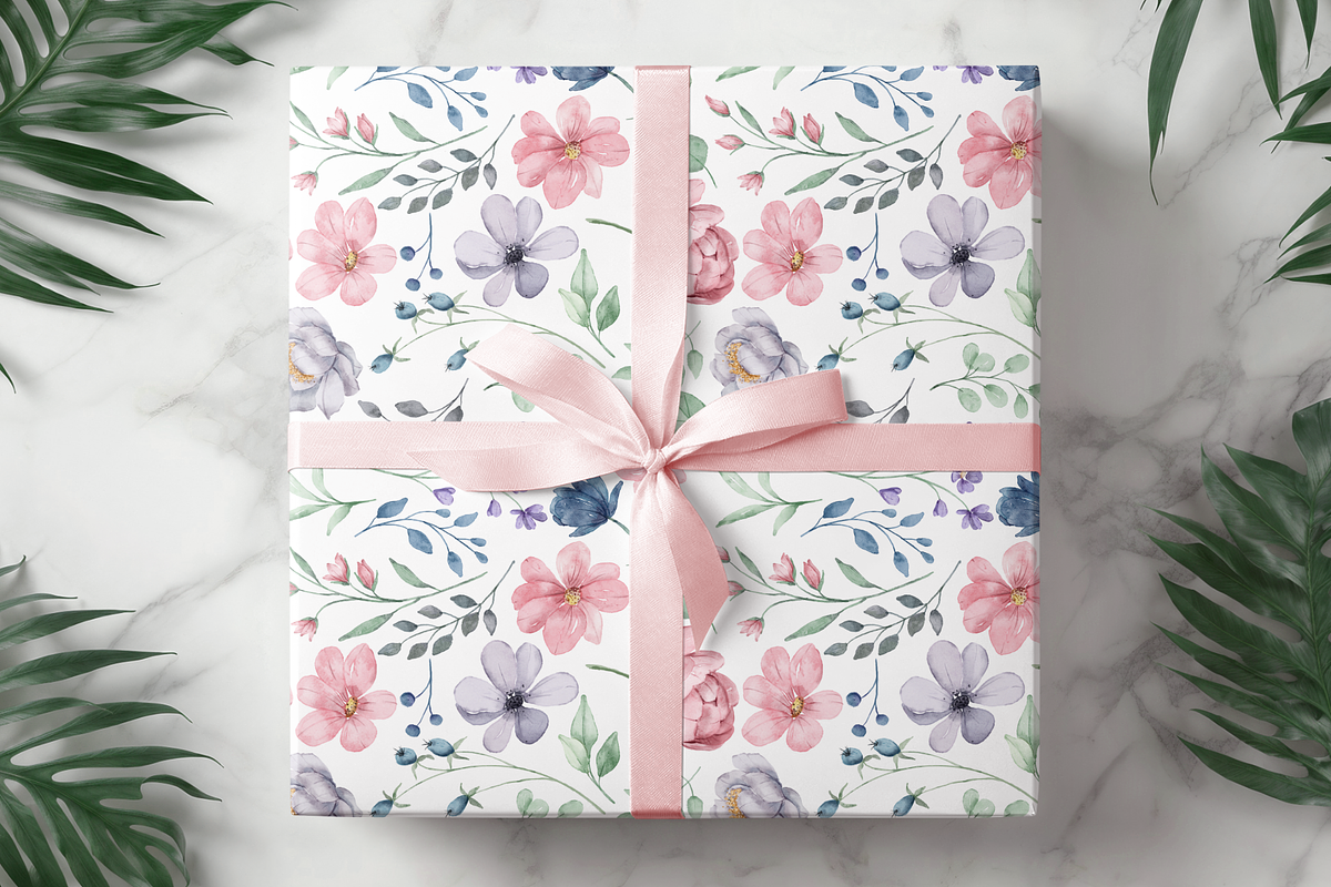 Misty Petal Garden Seamless Pattern, a Pattern Graphic by OwlAndFern (Photo 7 of 12)