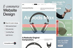 E-commerce Landing Page, a Templates & Theme by sajon.co