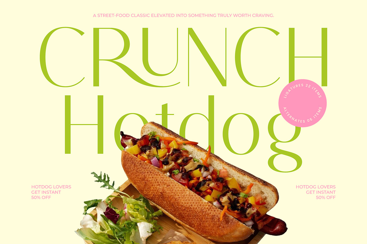 Bromlis Elegant Display Sans Serif, a Sans Serif Font by AmorfaType (Photo 4 of 11)