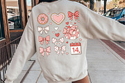 Valentine Coquette Bow Png, an Illustration by SinaCreation (Thumbnail 5 of 10)