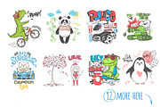 20 Kids t-shirt design., an Illustration by Urbanshop (Thumbnail 2 of 2)