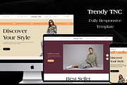 Trendy TNC, Fashion Website Template, a HTML Template by TNCFlow (Thumbnail 2 of 5)