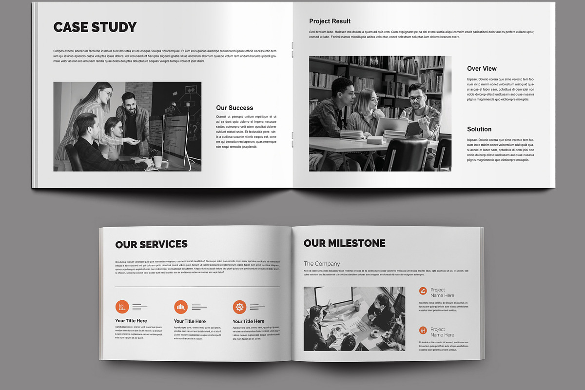 Annual Report Template, a Brochure Template by MightyDesign (Photo 5 of 8)