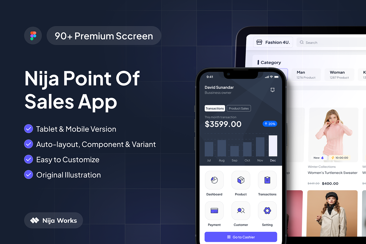 Nija POS App UI KIT
