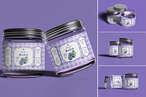 Jam Jar Mockup