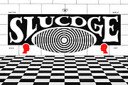 SLUCDGE - Handcrafted Groovy Font, a Font by riff.type (Thumbnail 1 of 9)