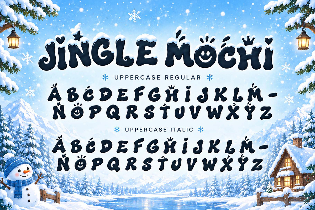 Jingle Mochi, a Handwritten Font by Yoga Letter (Photo 6 of 9)